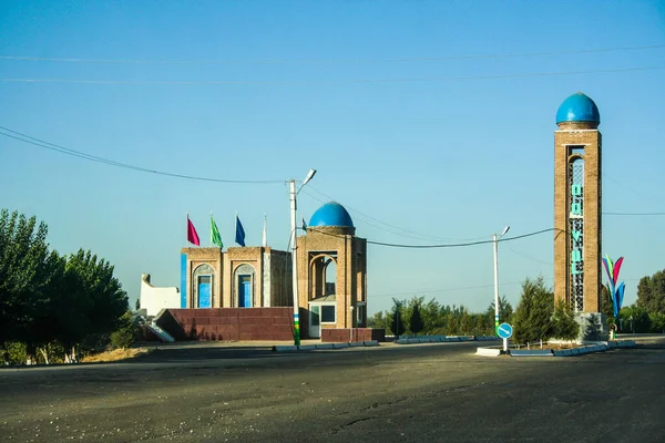 Fahrt Von Afghanistan Nach Usbekistan Sommer 2020 Durch Die Wüste — Stockfoto