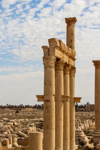 Ancient City Palmerya Syrian Desert 2020 — Stock Photo, Image