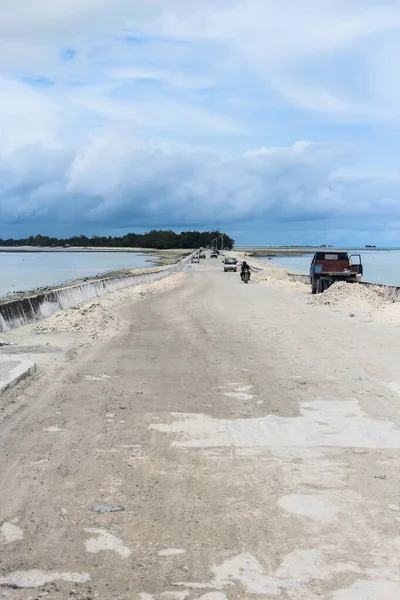 Острів Кірибаті Включаючи Таравру Влітку 2020 Року — стокове фото