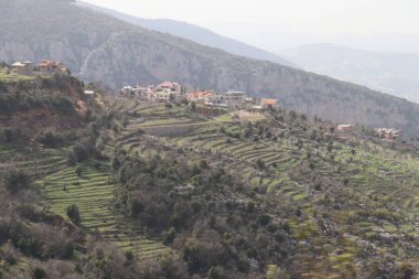 Lübnan 2020 kışında dağlarda