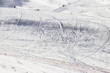 Lübnan 2020 kışında dağlarda