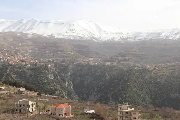 Líbano Invierno 2020 Las Montañas —  Fotos de Stock