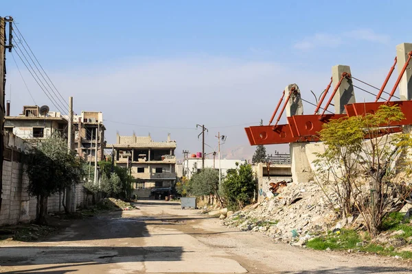 Дарра Півдні Сирії Відбувалися Найгірші Бої Ідіс — стокове фото