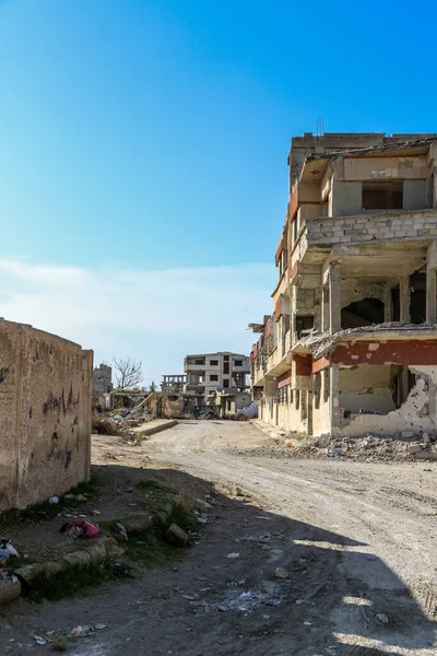 Darra Sur Siria Donde Tuvo Lugar Peor Los Combates Con — Foto de Stock
