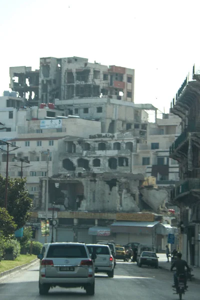 Alepo Norte Siria Donde Tuvo Lugar Peor Los Combates Con — Foto de Stock