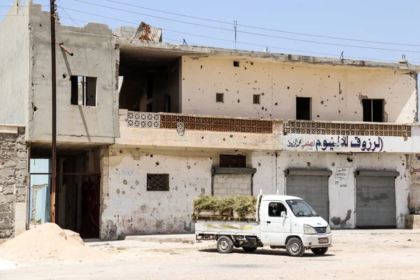 Aleppo Północnej Syrii Gdzie Miały Miejsce Najgorsze Walki Isis — Zdjęcie stockowe