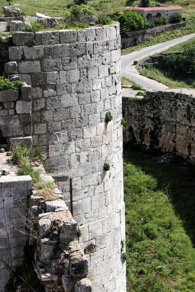 Castelo Krak Chivliers Síria Depois Que Isis Foi Derrotado 2020 — Fotografia de Stock