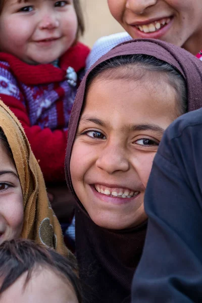 Afghanistan Refugee Camp Children North West Middle Fighting Season — Stock Photo, Image