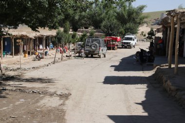 Afganistan 'daki Wakan Vadisi, Çin, Pakistan ve Tacikistan sınırının yanında.