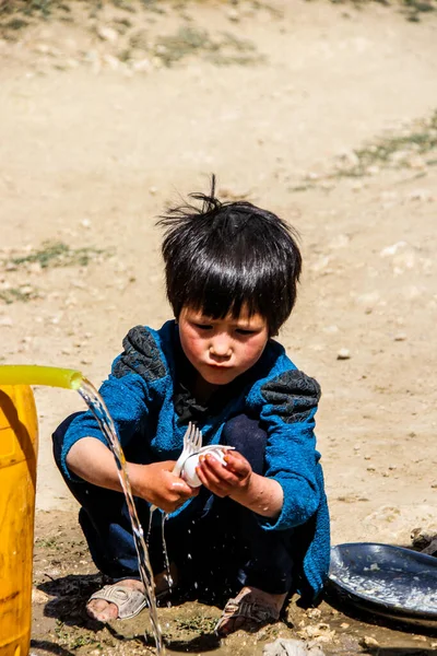 Valle Wakan Afganistán Junto Frontera Entre China Pakistán Tayikistán —  Fotos de Stock