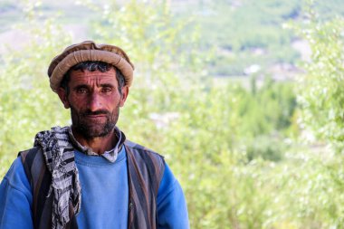 Afganistan 'daki Wakan Vadisi, Çin, Pakistan ve Tacikistan sınırının yanında.
