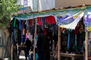 Afganistan 'daki Wakan Vadisi, Çin, Pakistan ve Tacikistan sınırının yanında.