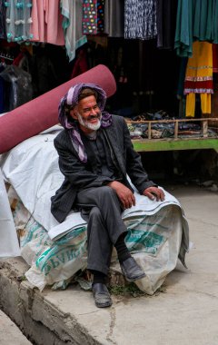 Afganistan 'daki Wakan Vadisi, Çin, Pakistan ve Tacikistan sınırının yanında.