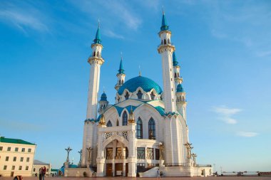 Rusya 'nın Tataristan kentindeki Kazan Kremlin' deki Kul-Şerif camii.