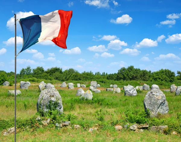 Carnac in der Bretagne, Frankreich — Stockfoto