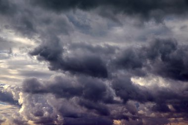 Fırtına bulutları, doğal arka plan.
