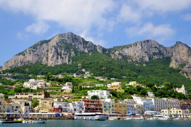 Capri, İtalya, 6 Temmuz 2016: Bağlantı noktası, Marina Grande