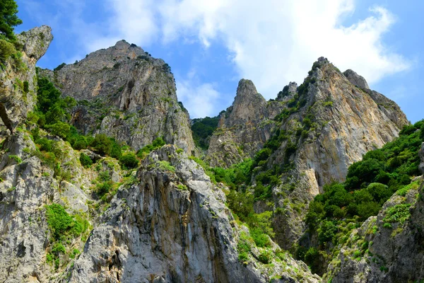 Capri-sziget - Olaszország Campania régió Olaszország, Európa. — Stock Fotó