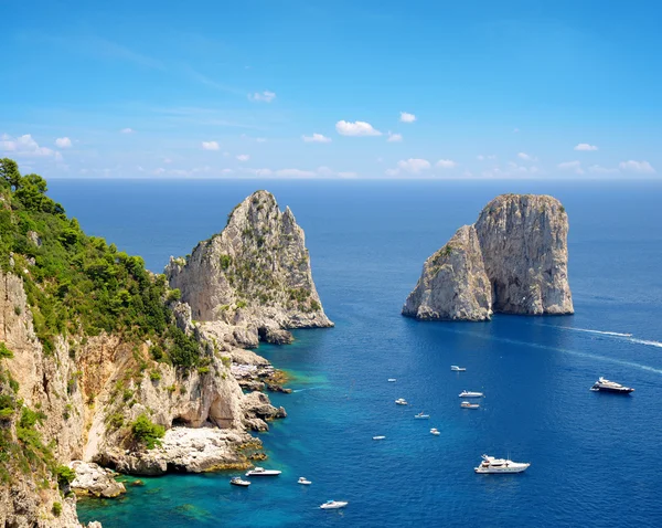 Ostrov Capri, regionu Kampánie v Itálii — Stock fotografie