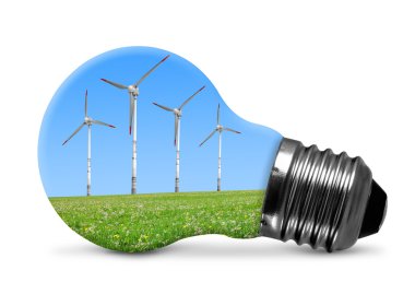 Rüzgar türbinleri ampul Eco
