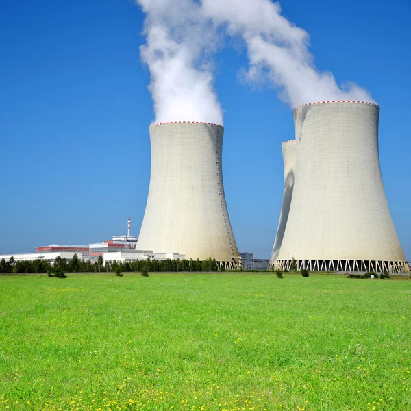Nuclear power plant Royalty Free Stock Images