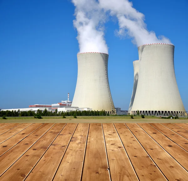 Centrale nucleare — Foto Stock