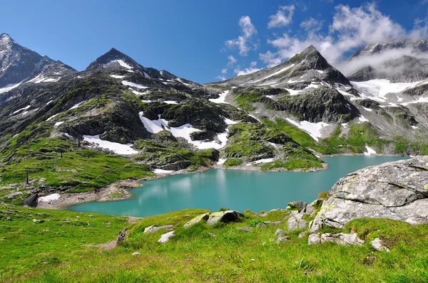 White Lake in nationaal park Hohe Tauern — Stockfoto