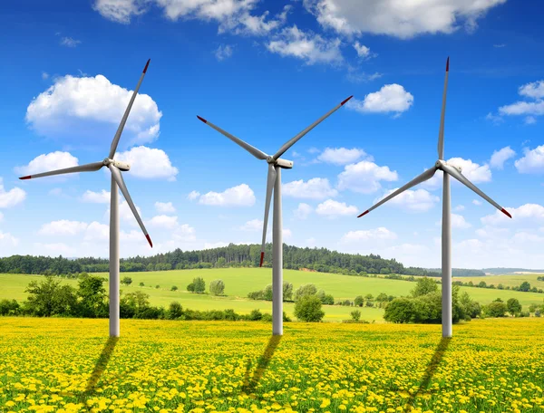 Wind turbines — Stock Photo, Image