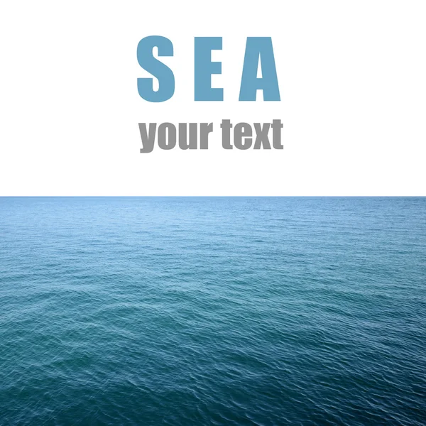 Blue sea — Stock Photo, Image