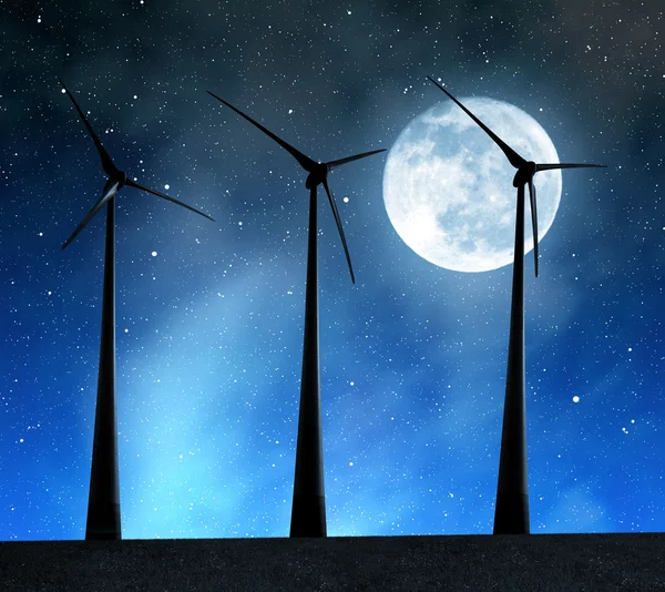 Wind turbines — Stock Photo, Image