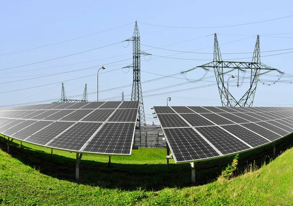 Zonnepanelen — Stockfoto