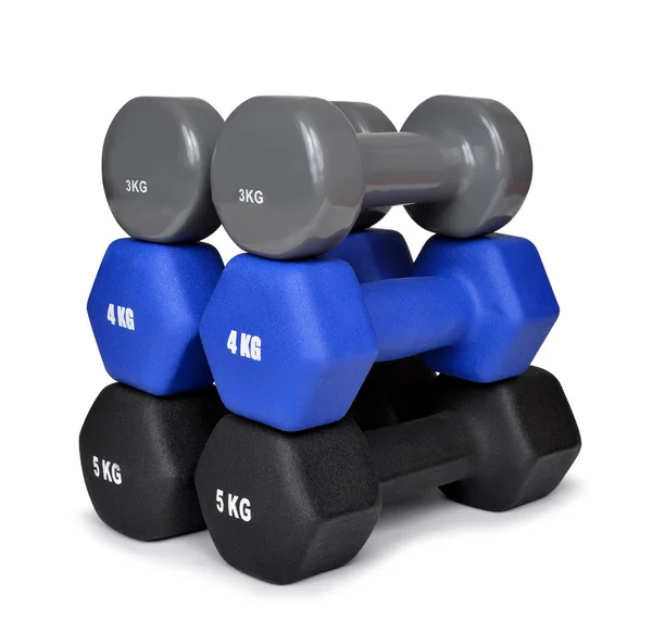 Fitness dumbbells — Stock Photo, Image