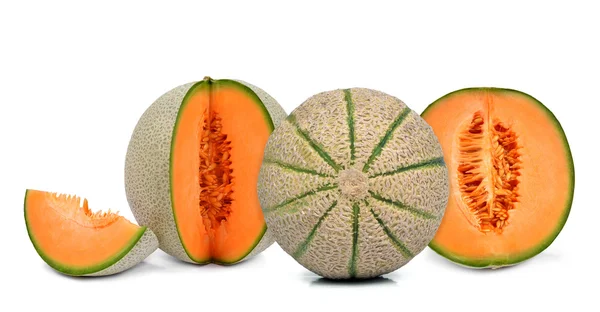 Orange cantaloupe dinnye — Stock Fotó