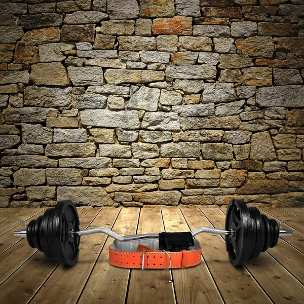 Kemer ve eldiven halterle