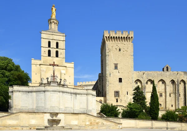 Katedralen Notre-Dame des Doms av Avignon — Stockfoto