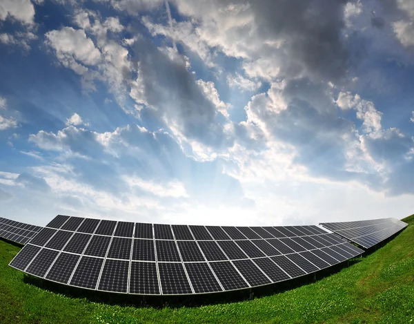 Zonne-energie panelen — Stockfoto