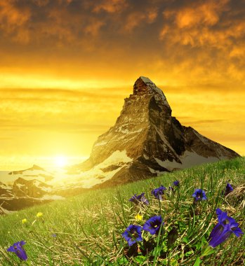 güzel dağ matterhorn