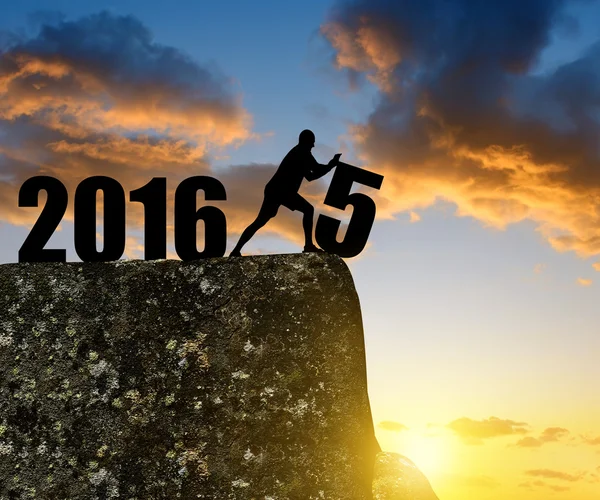 Koncept nový rok 2016 — Stock fotografie