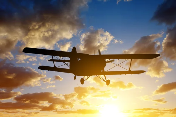 Engine airplane flying — Stock Photo, Image