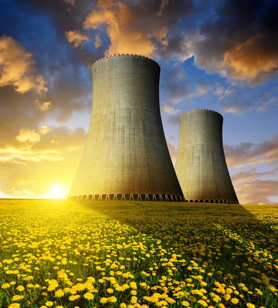 Centrale nucleare — Foto Stock