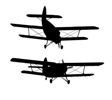 siluet motoru uçak
