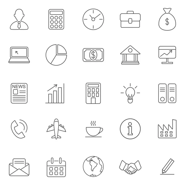 Business  icons, set. — Stock Photo, Image