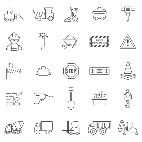 Construction icons, set — Stock Photo, Image