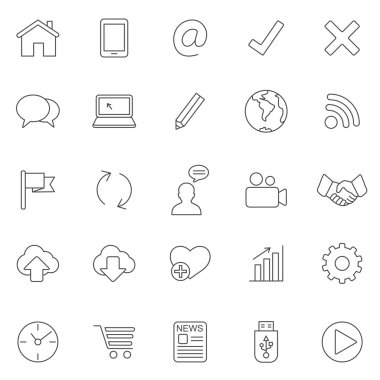 Internet Icons set