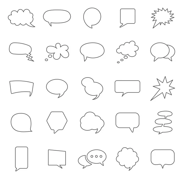 Speech Bubble  icons — Stock Photo, Image