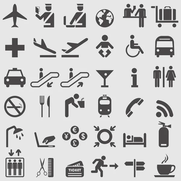 Havaalanı Icons set