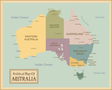 Australia-highly detailed map.