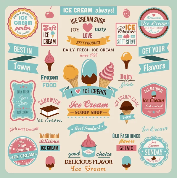 Ice Cream Design Badges