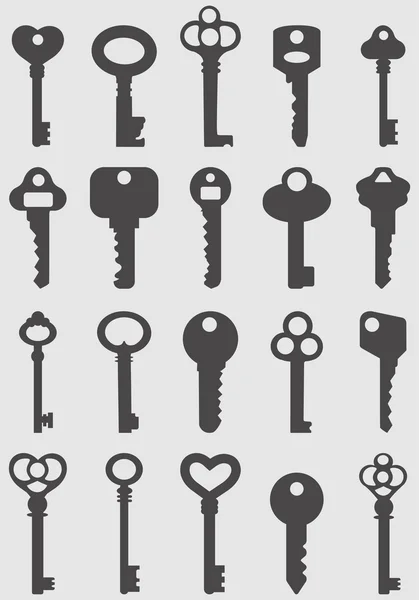 Conjunto de ícones chave . — Vetor de Stock