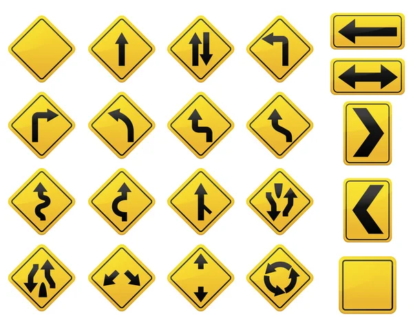 Road Signs, set — Stock Vector